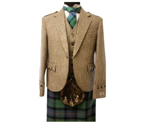 Argyle Scottish Jacket, Argyll Scottish Kilt Jacket size 38" To 52" 