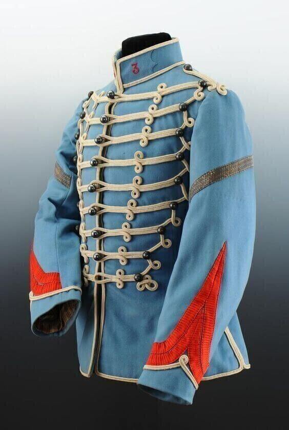 New Hussar De Senlis Model 1872 Modified 1887-1899 Blue Coat With Expedited Ship1