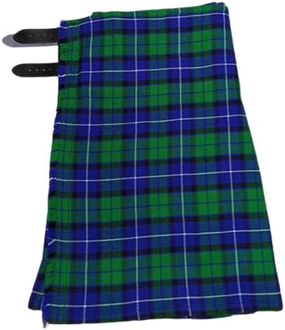 Men’s Freedom Tartan Kilt Active Wedding Kilt Steampunk-Scottish Fashion Modern Highlander Kilt
