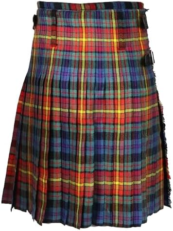 Men’s LGBT Pride Tartan Kilt Active Wedding Kilt Steampunk-Scottish Fashion Modern Highlander Kilt