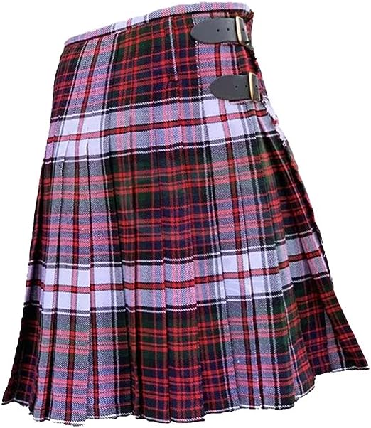 Men's Macdonald Dress Tartan Kilt Active Wedding Kilt Steampunk-Scottish Fashion Modern Highlander Kilt