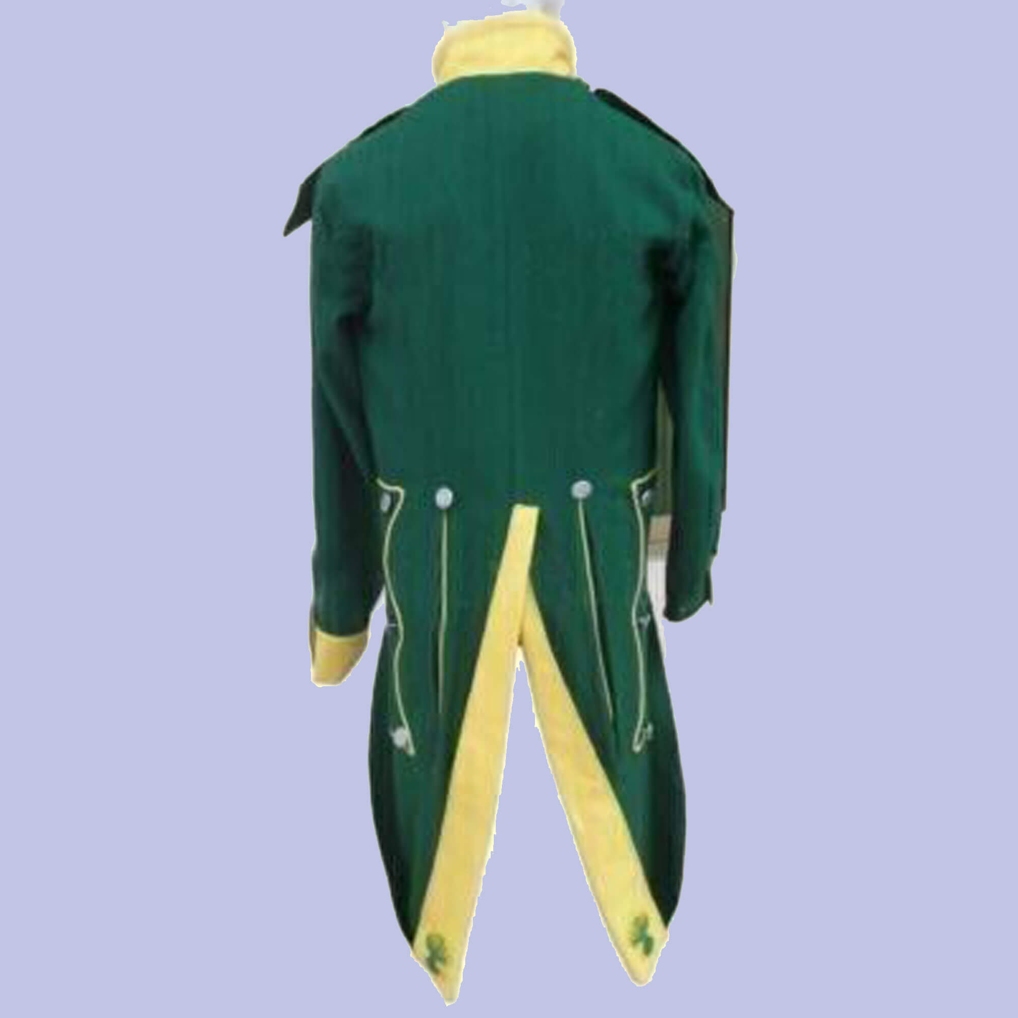 New Dragon French Civil War Jacket Napoleonic Reproduction Men Habit Green Wool 1