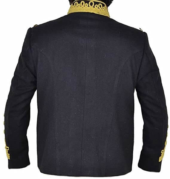 New Napoleonic Hussar Uk36R Uniform Miltary Style Tunic Pelisse Jimmi Hendrix Jacket1