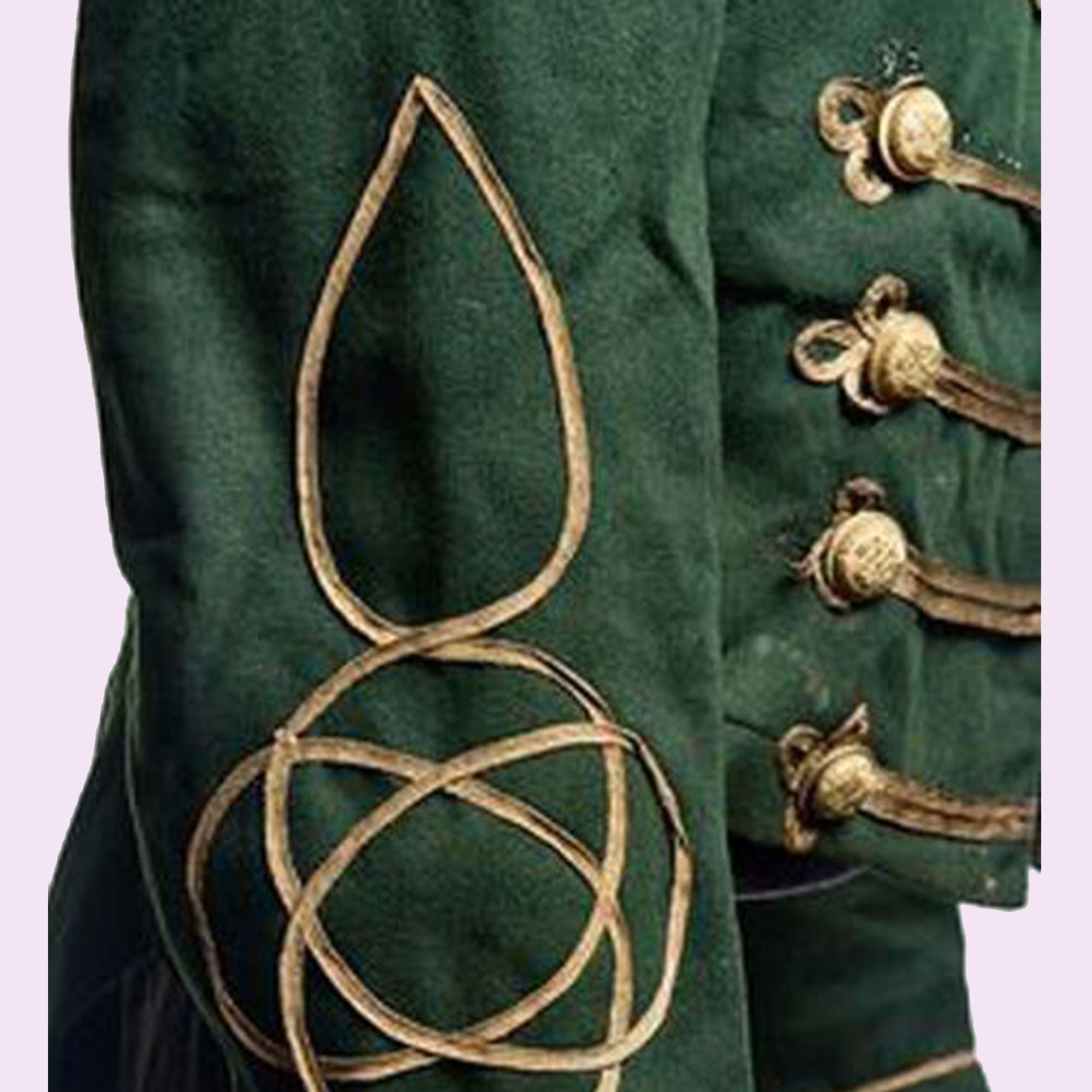 New Green Wool Military Original Civilian War Academy Men Jacket1
