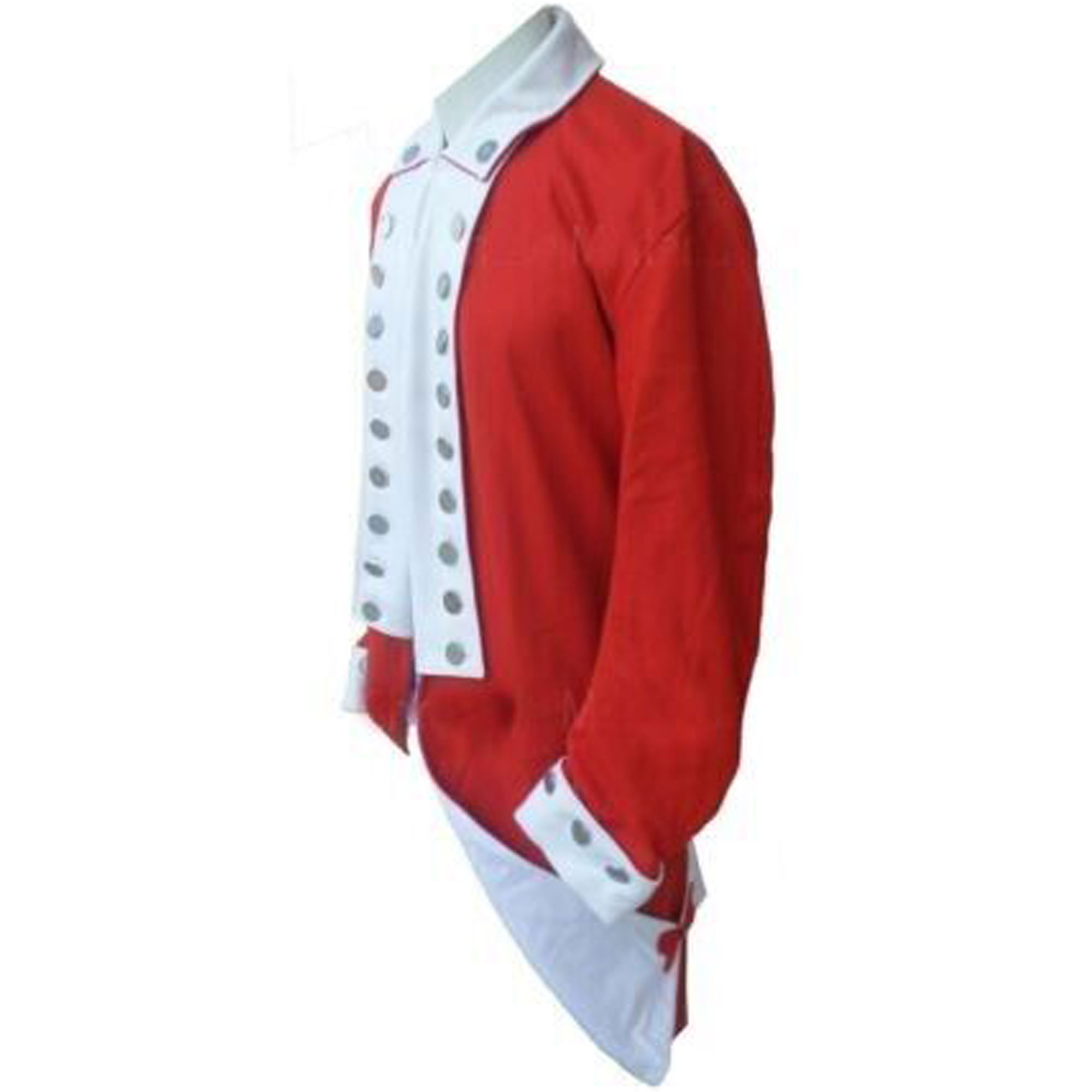 New Royal British Marine Revolutionary War Coat Men Red Wool Jacket