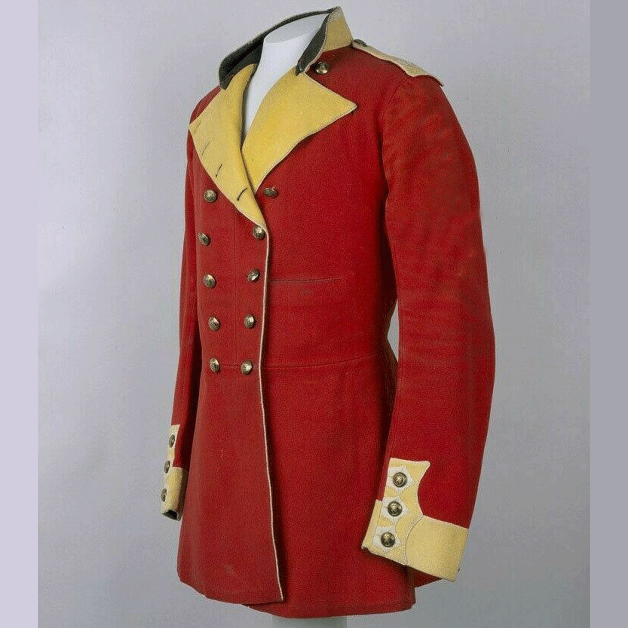 New Sergeants Full Dress Tunic 1855 Circa Officer Men Red Jacket