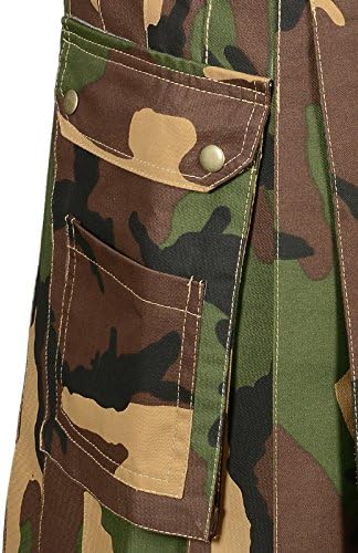 Scottish Camouflage Utility Kilt for Men