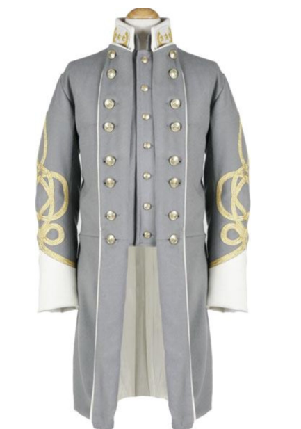Men's Double-Breasted General Officer Frock Coat – Civil War Military Style Jacket