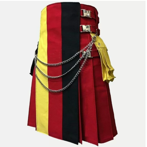 Scottish Germany Flag Utility Kilt