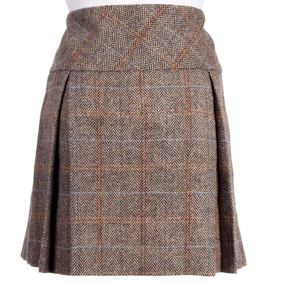 Women's Harris Tweed Kilt - Carrie Box Style - Hamish