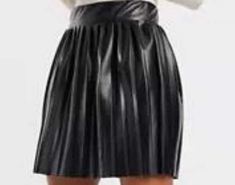 Sisley Leather Skirt