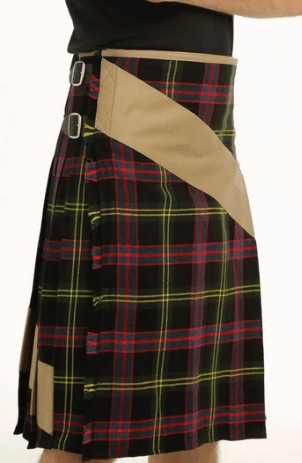 Khaki Belt Hybrid Kilt